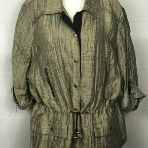 Chico's jacket/blouse Safari look